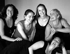 carla and teacher trainees having fun